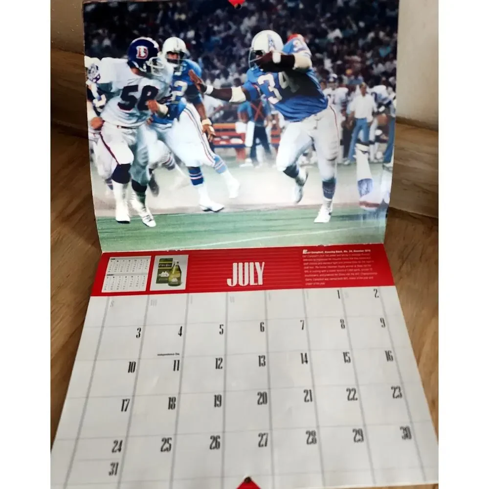 Old Spice Great NFL Rookies 1988 Football Calendar Dan Marino J Lambert See Pic